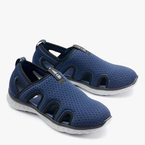 BASS OUTDOOR Women's Vented Mesh Water Shoes 8.5 Pull-on Trail Sneakers Hiking